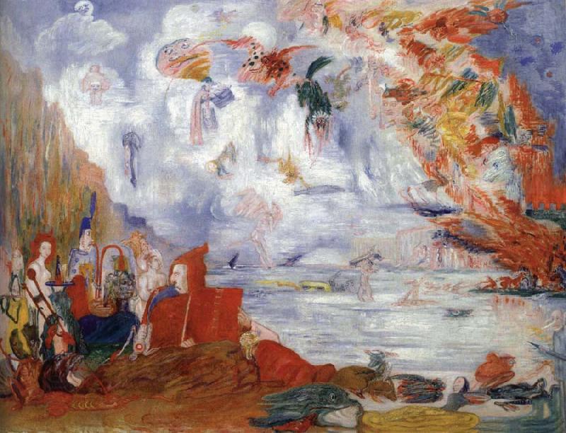 James Ensor The Tribulations of St.Anthony China oil painting art